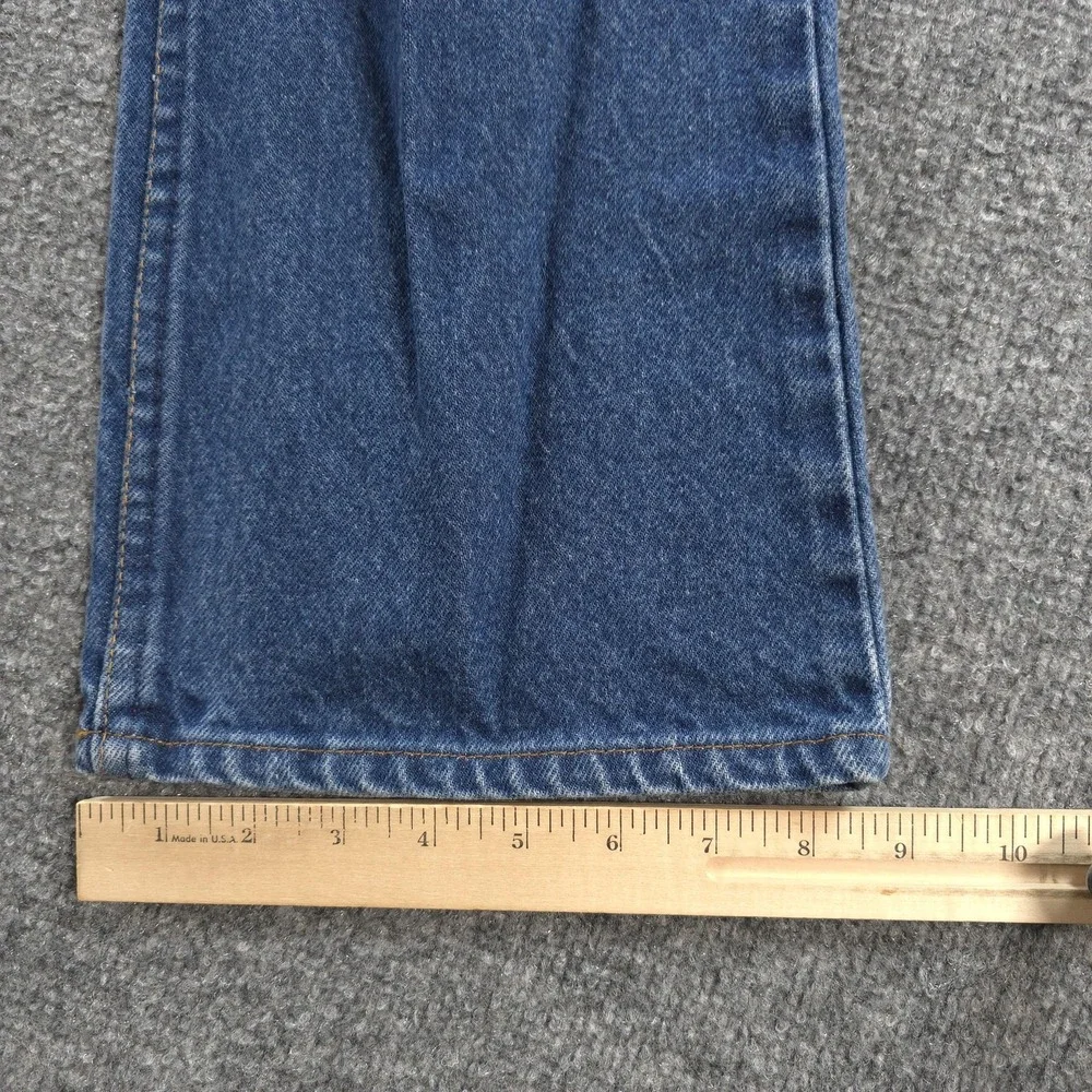 Vintage Levis Jeans Mens 32x32 Blue Denim 517 Boot Cut Orange Tab USA Cowboy 80s